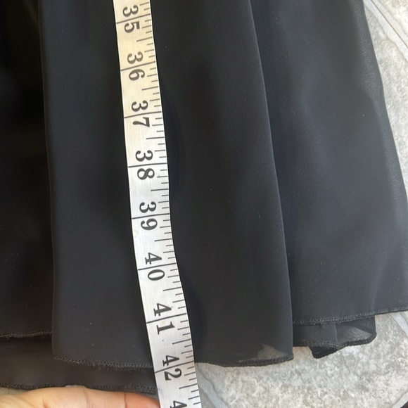 Faust maxi skirt A-shape France Paris vintage very long size S black - Picture 10 of 13